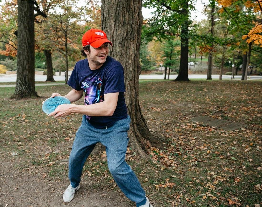 disc golf on campus